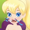 Blonde Girl Tooth Problem…