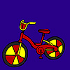 Colorful handmade bike co…