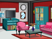 Glitter Red Living Room E…